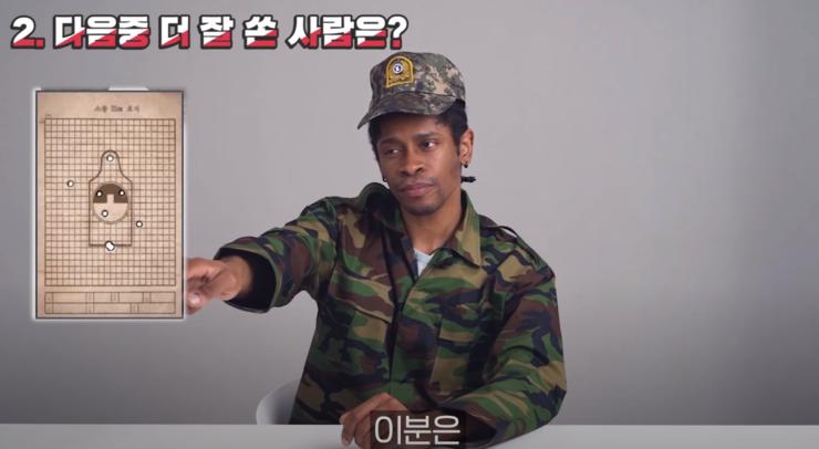 다음 중 총을 더 잘 쏜 사람은?