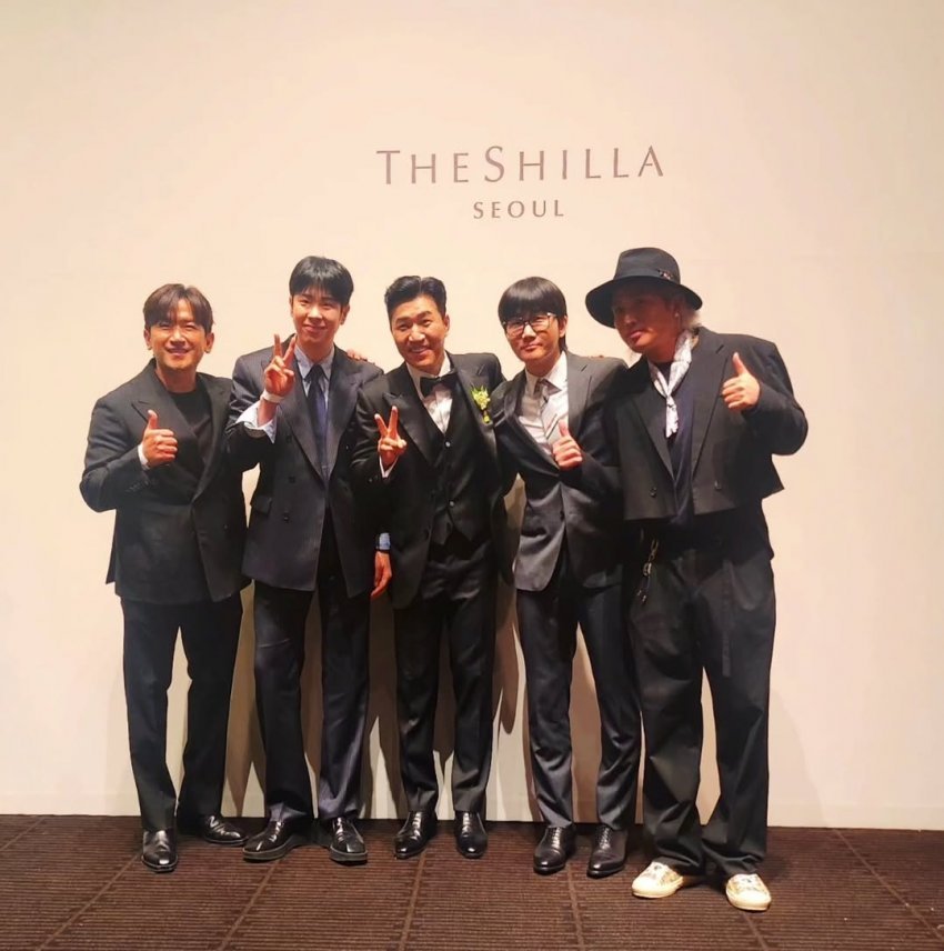 김종민 결혼식 하객 사진