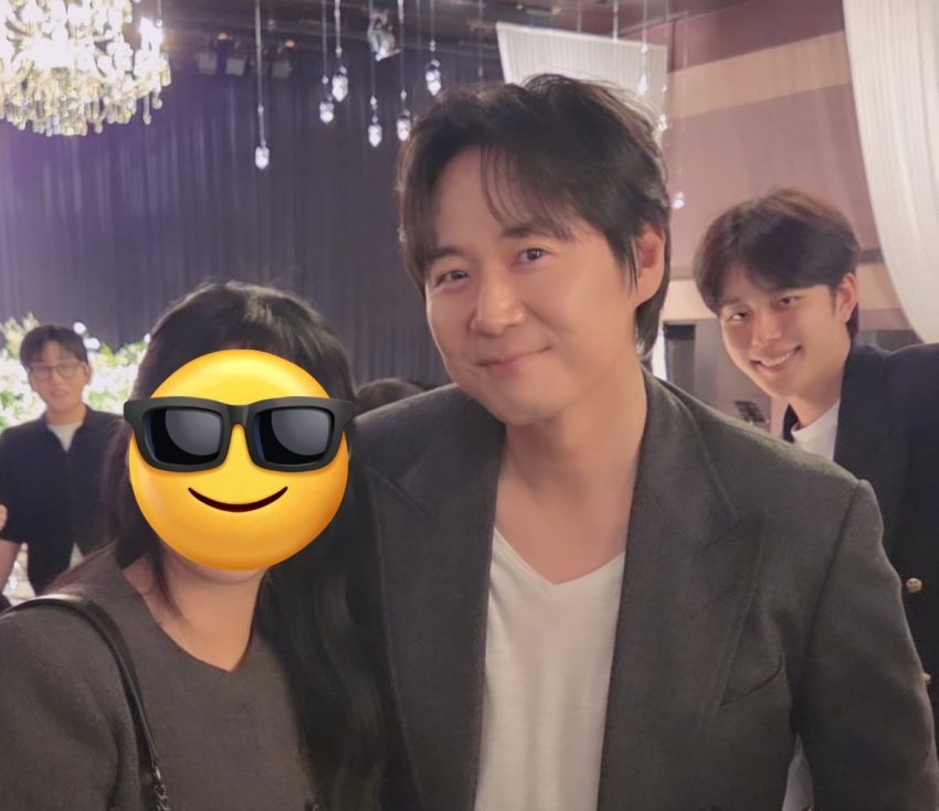 김종민 결혼식 하객 사진