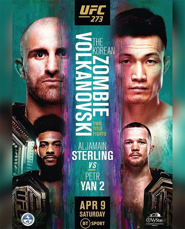 UFC 메인 포스터를 장식했던 한국 격투기 선수들..