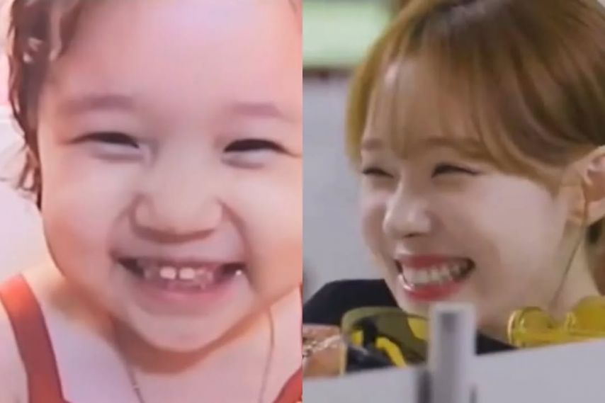 애기때 모습 그대로 몸만 큰 윈터(에스파)