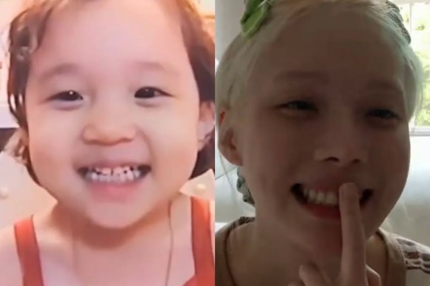 애기때 모습 그대로 몸만 큰 윈터(에스파)