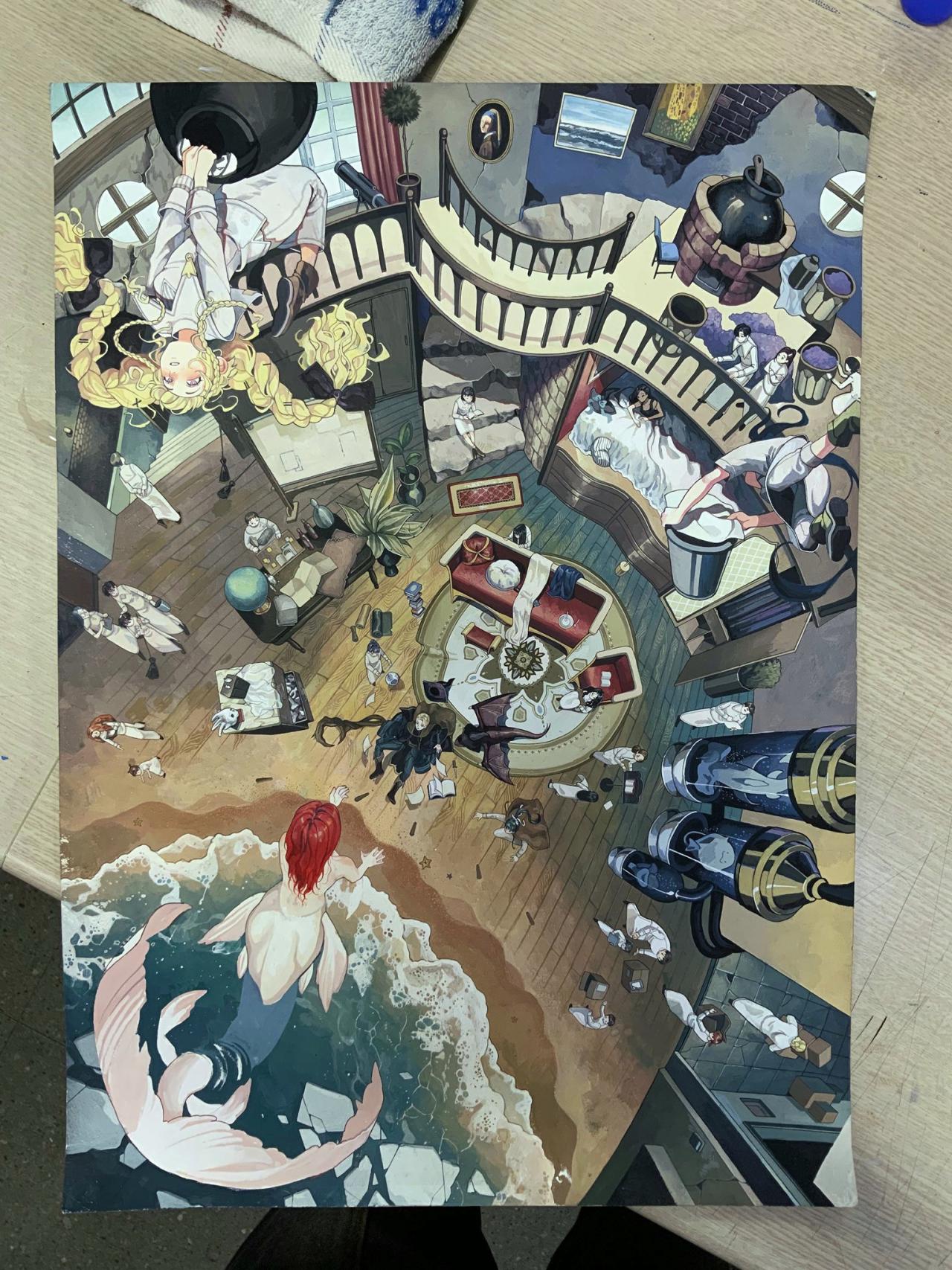 최근 커미션으로 3천만원 벌었다고 인증한 작가의 그림 수준