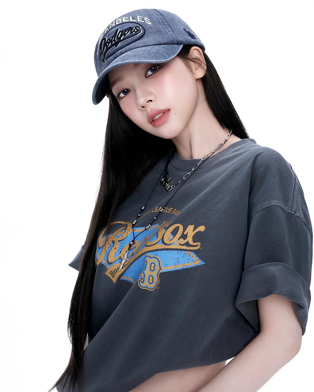 나시 크롭탑 MLB 에스파 카리나