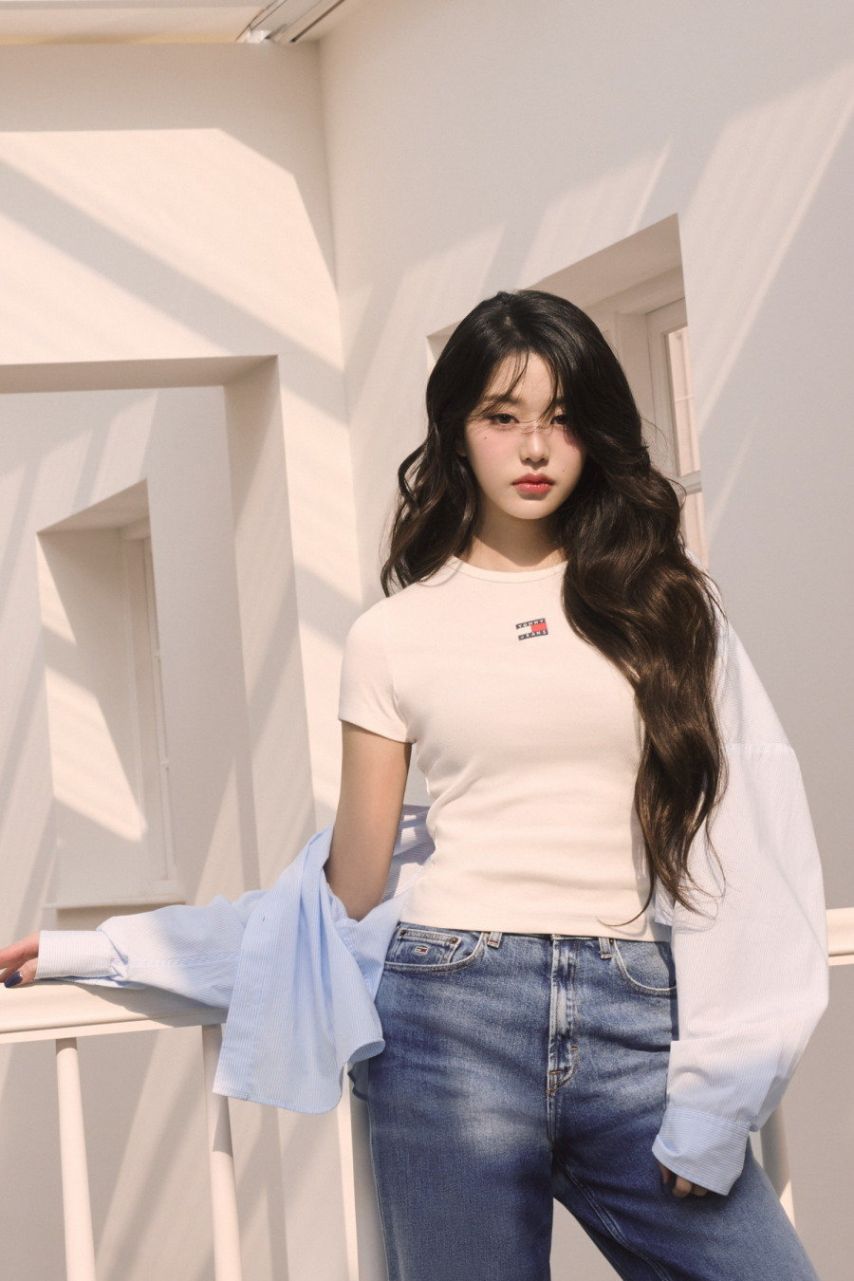 아이브 장원영, 타미진스 2025 여름 캠페인