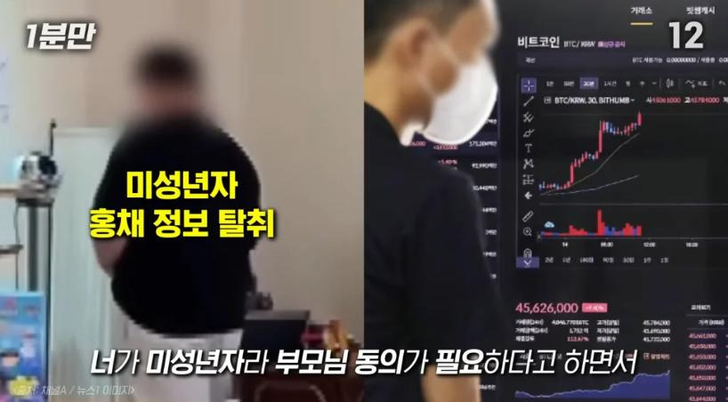 일부 청소년들의 돈벌이, 홍채매매