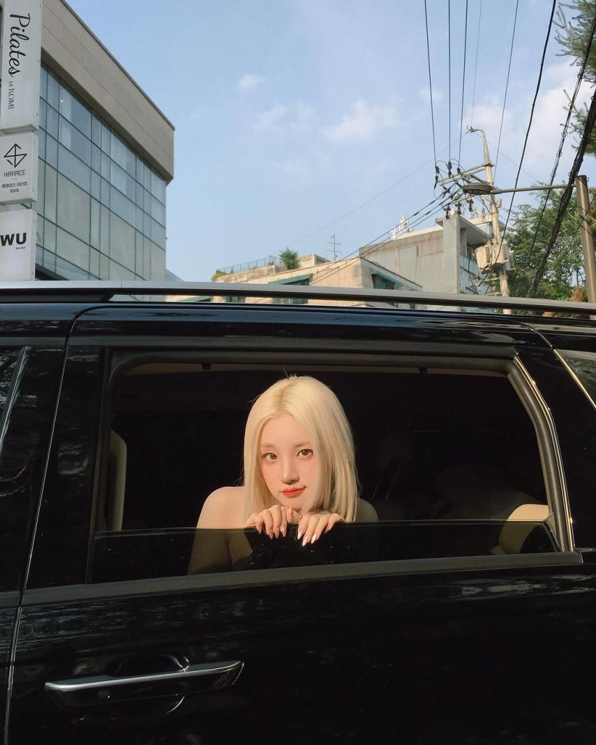 아이들 우기 SNS