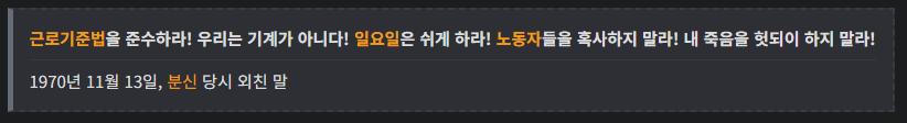 자신의 몸에 불을 붙인 청년은 죽어가며 이렇게 외쳤다