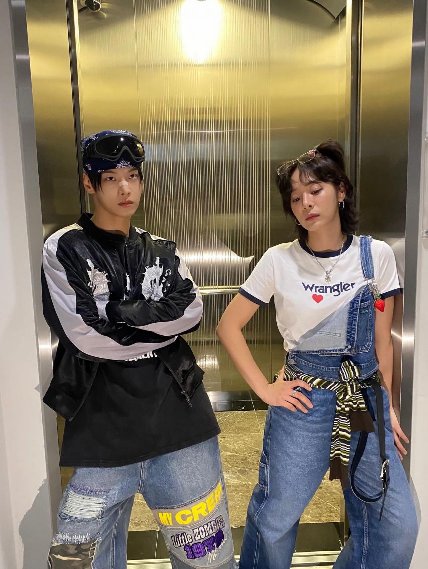 설인아 인별 with 정경호 차학연