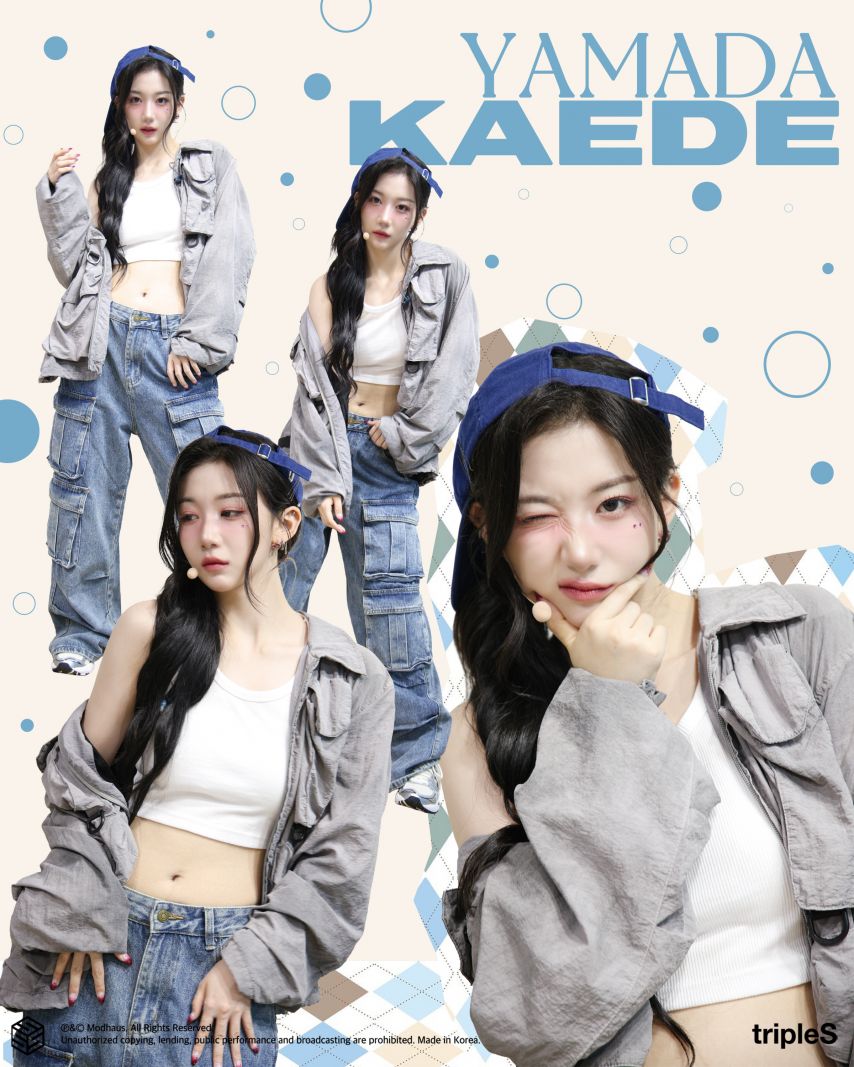 [tripleS] 깨어 음악방송 2주차 나경,카에데의 LOOKBOOK