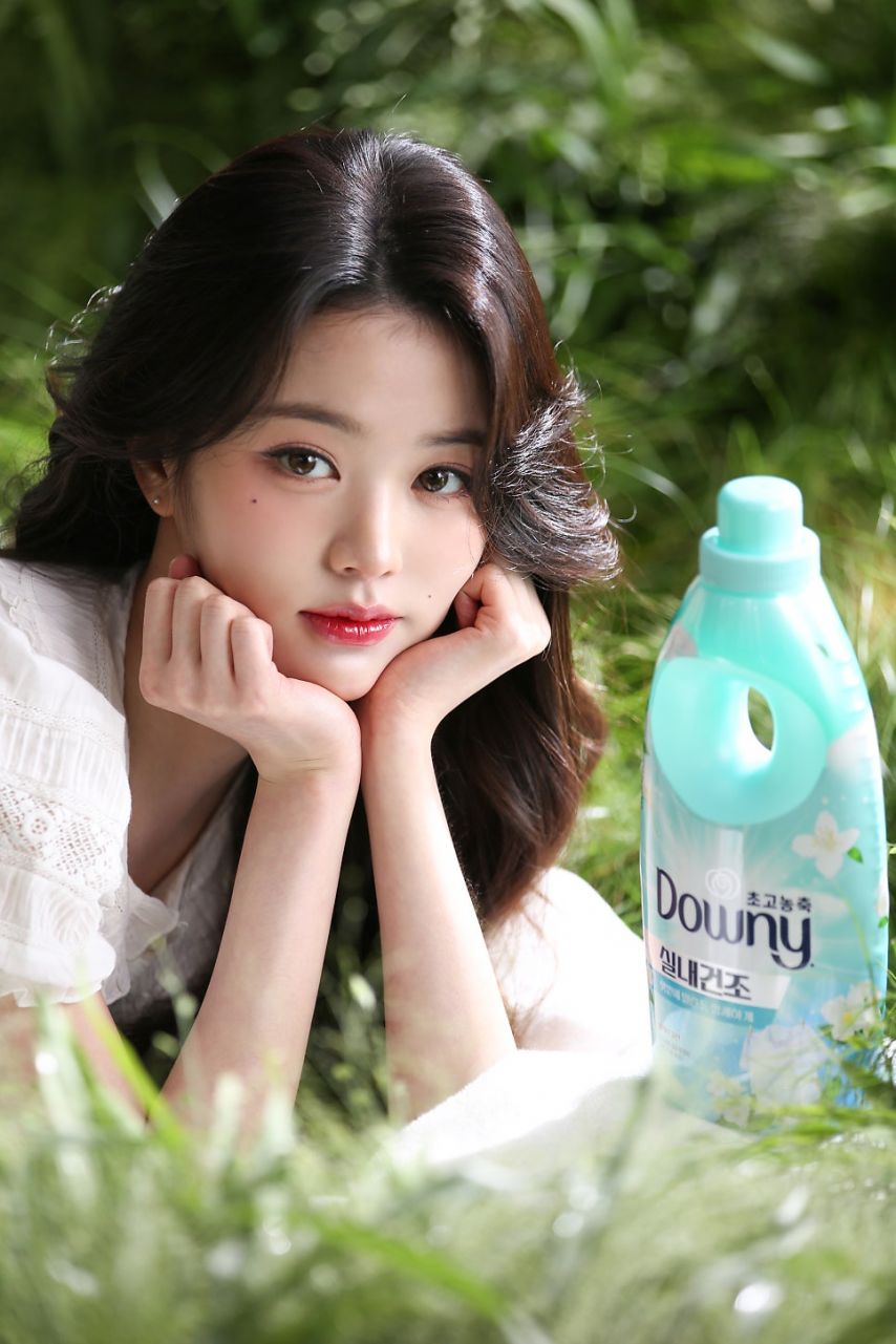 아이브 장원영 X ‘다우니’ 광고 촬영 현장 비하인드