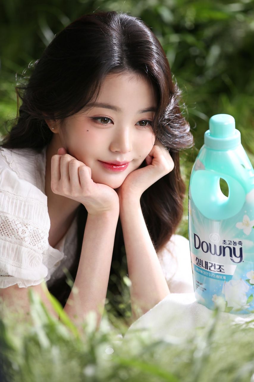 아이브 장원영 X ‘다우니’ 광고 촬영 현장 비하인드