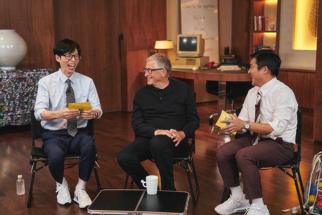 유재석 조세호, 빌 게이츠와 유퀴즈 촬영 현장 ㄷㄷ