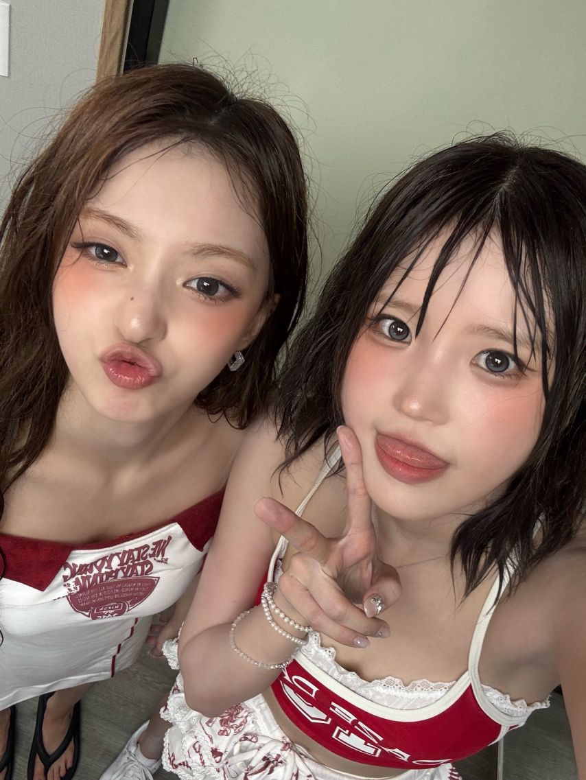 [워터밤 속초] 프로미스나인 송하영 빨간 레이스 몽실 가슴골