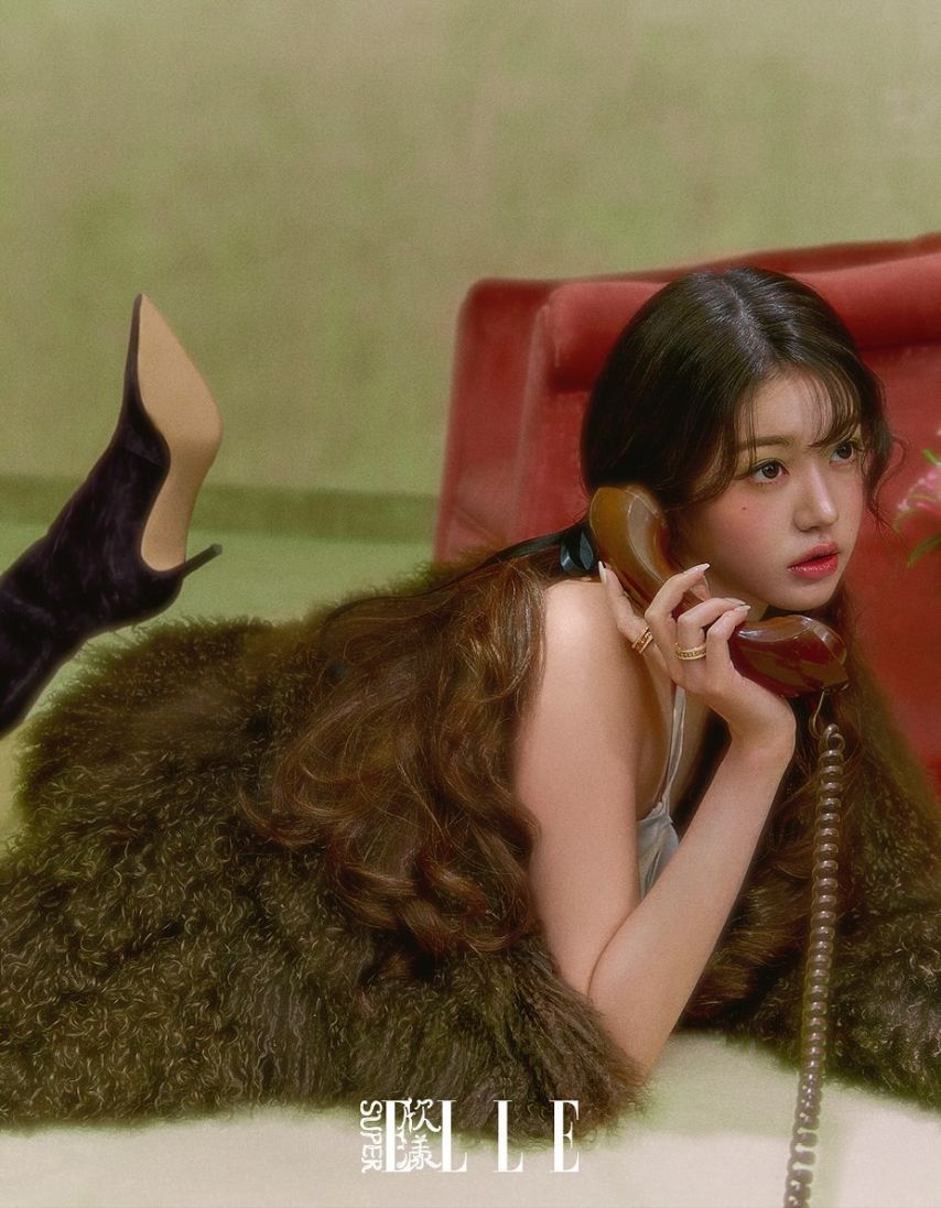 아이브 장원영 ELLE 차이나,다이슨