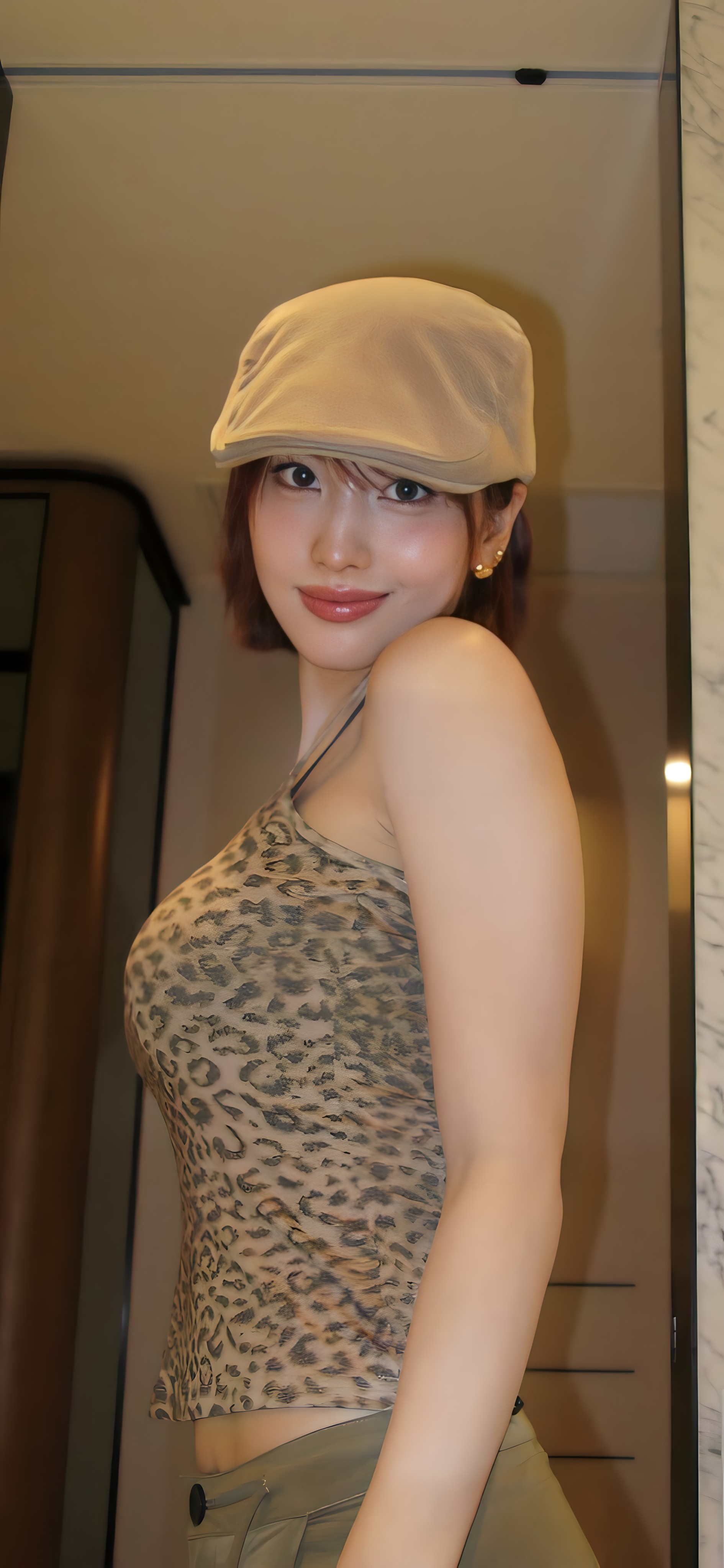 호피 입은 트와이스 모모