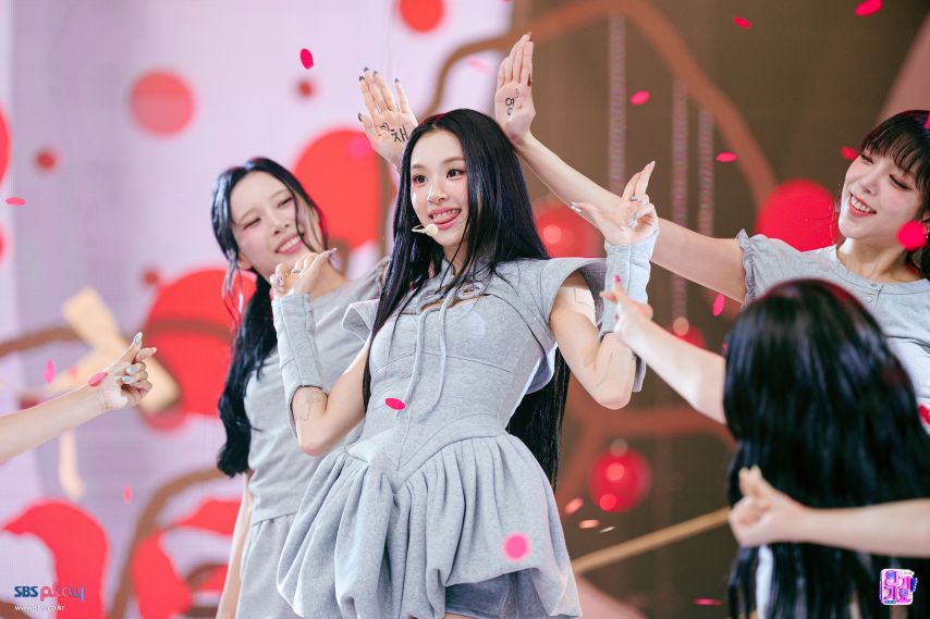 트와이스 채영 인기가요 현장포토