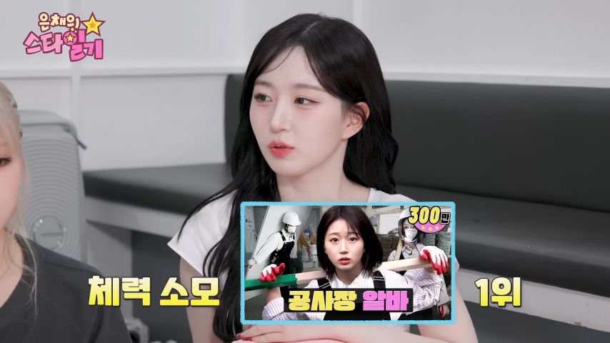 엔믹스 해원, 은채의 스타일기 리액션 표정