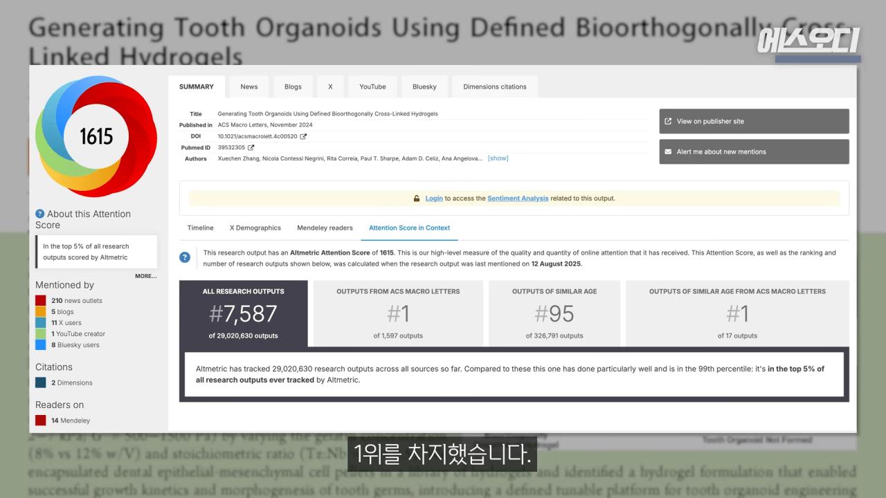 일본의 치아 재생 연구보다 더 주목 받고 있다는 영국 연구