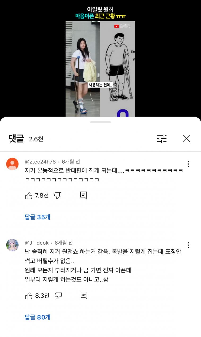 버니즈가 원희한테 가한 패악질