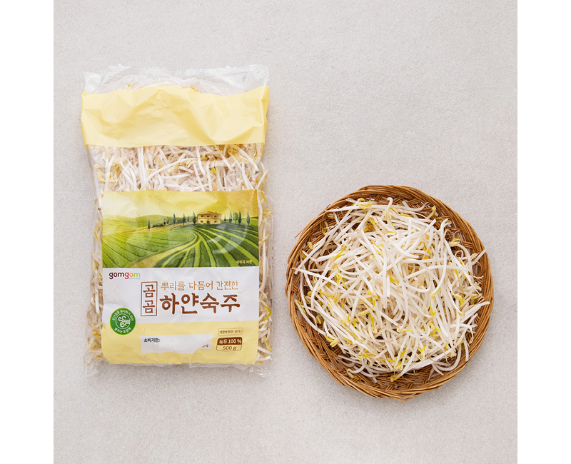 곰곰 뿌리를 다듬어 간편한 하얀숙주 500g
