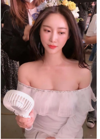 브브걸 민영 원피스 수영복