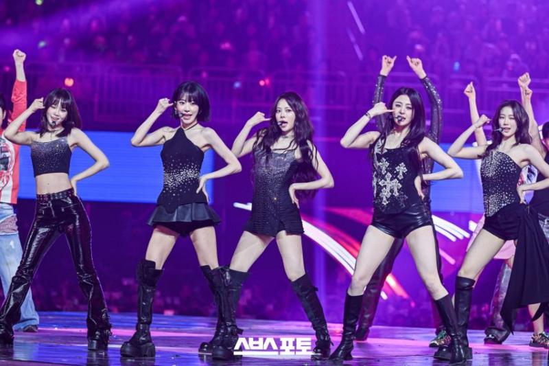 르세라핌 가요대전 현장포토
