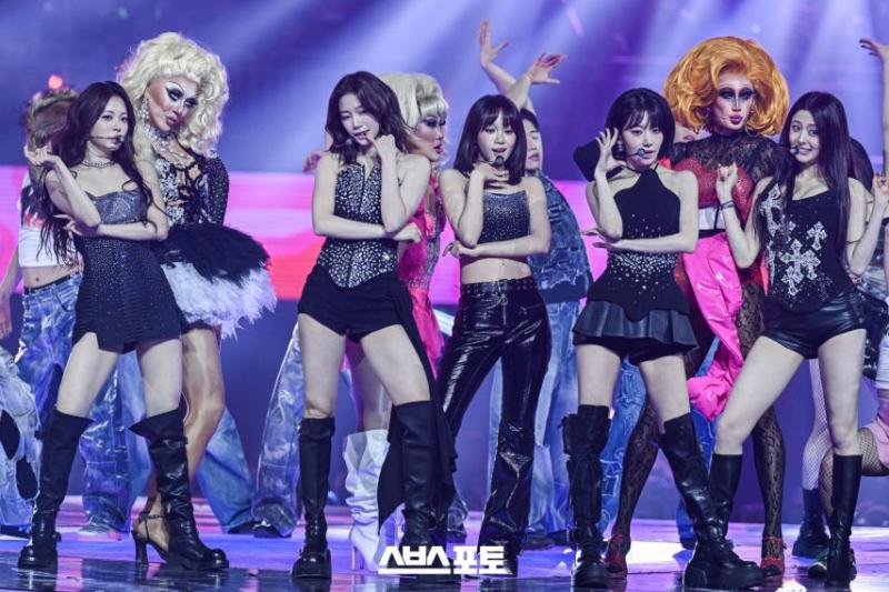 르세라핌 가요대전 현장포토