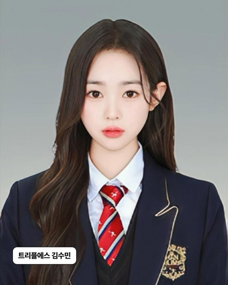 아이브 이서, 이즈나 유사랑, 트리플에스 채원, 해린, 수민(한림예고 졸업사진)