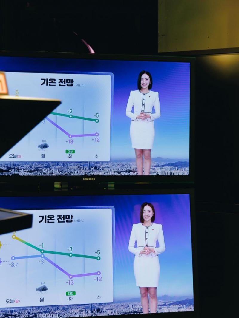 오늘 마지막으로 날씨 전하는 배혜지 기상캐스터