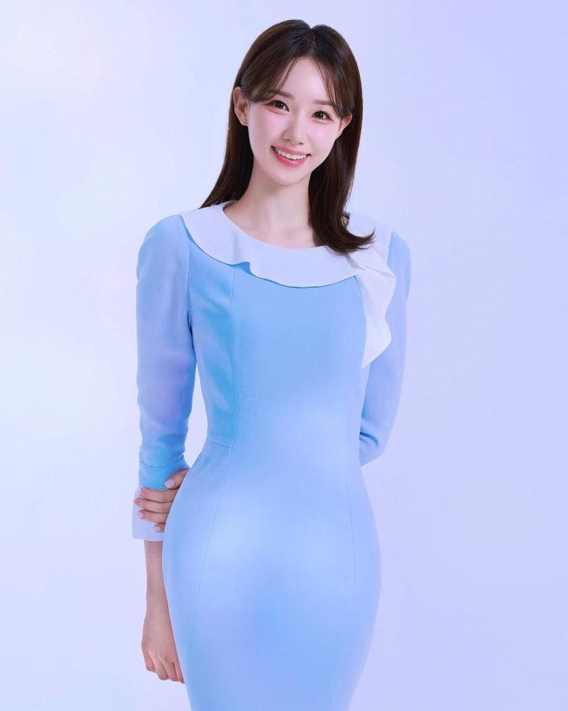 이정현 아나운서 홀터넥 여신
