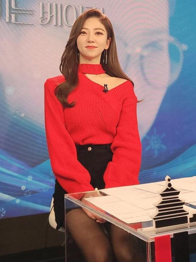 박지원 아나운서 시원한 각선미
