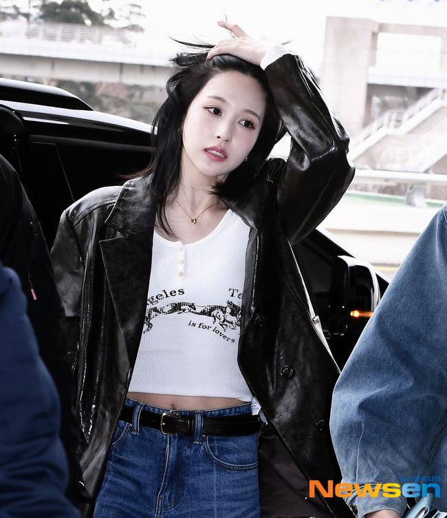 트와이스 미나 공항 미모