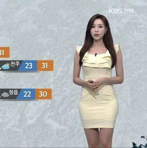 정수지 기상캐스터 검스여신 몸매여신