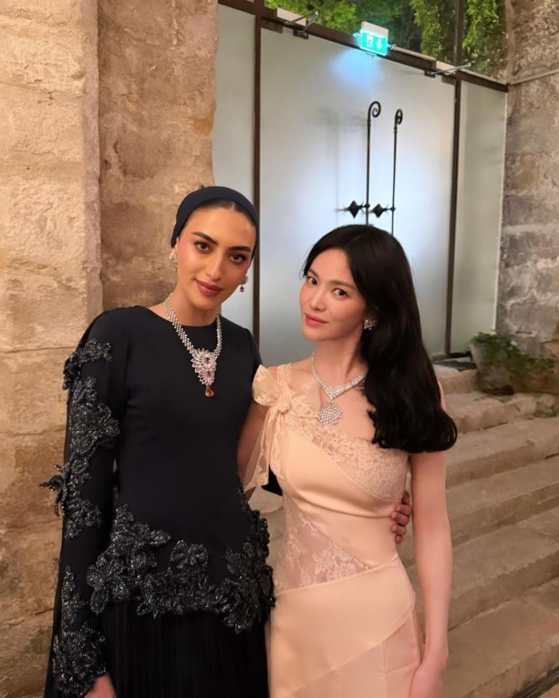 송혜교 인별 Chaumet with 소피마르소 등