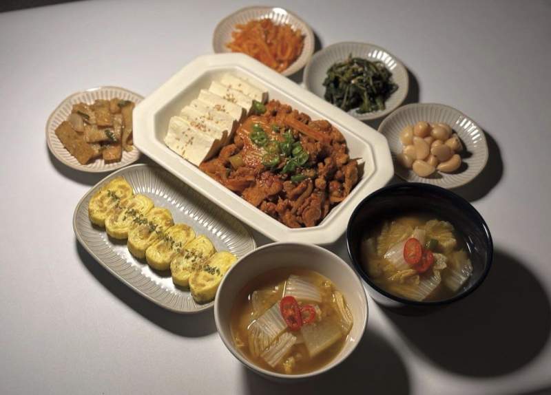 남편 도시락 싸주는 여자의 평소 저녁밥