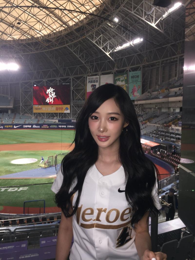 에스파 지젤 키움 히어로즈 시구