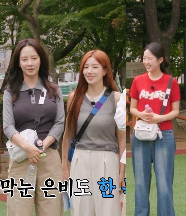 천하의 권은비도 송지효 옆에 서면....mp4