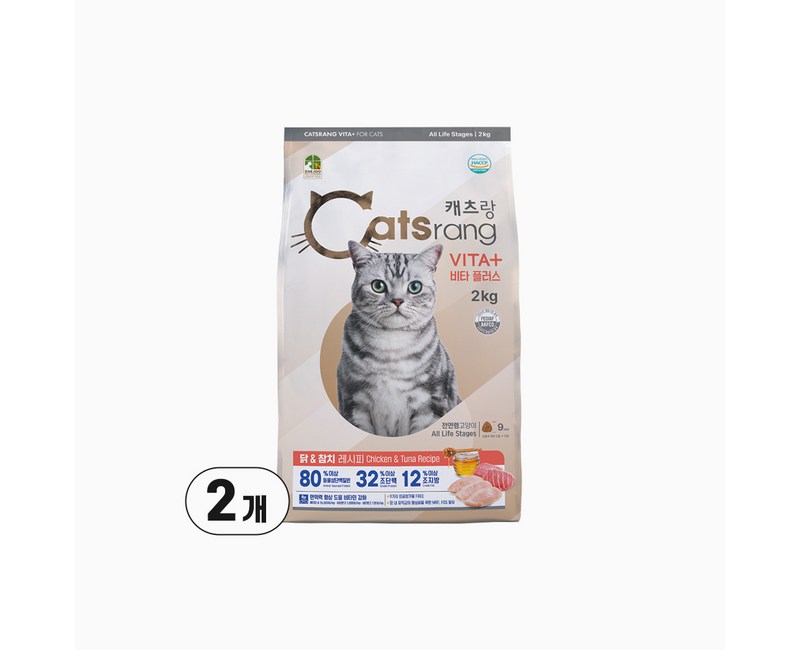 캐츠랑 전연령 고양이 비타플러스 건식사료