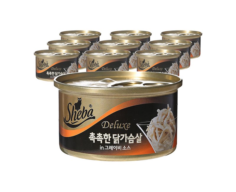 쉬바 고양이 디럭스 간식캔