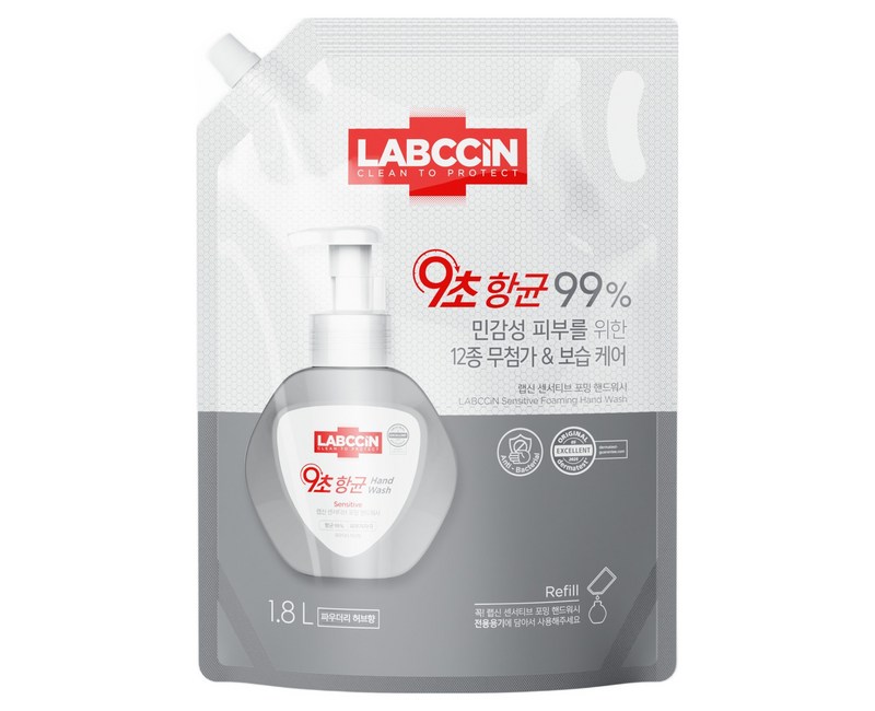 랩신 센서티브 포밍 핸드워시 파우치