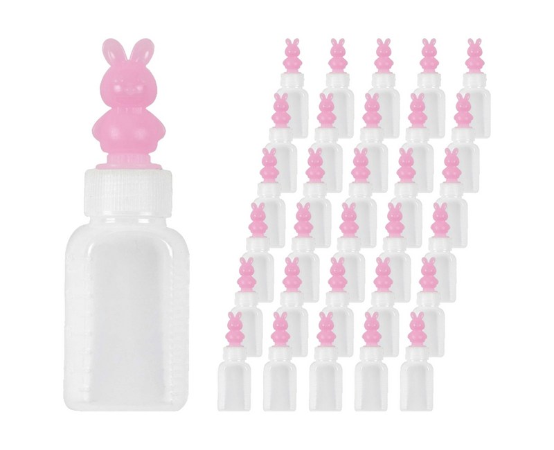 남양플라스틱 PE 분홍 토끼 뚜껑 캐릭터 물약병 RABB 20ml