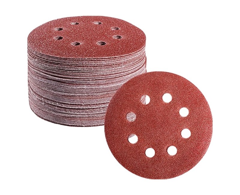 OON 원형 사포 샌딩 페이퍼 8홀 120방 125mm