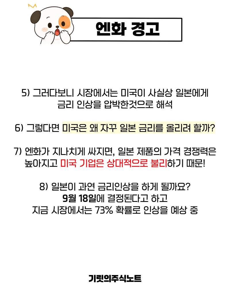 미국 재무장관 \'엔화 경고했다\'