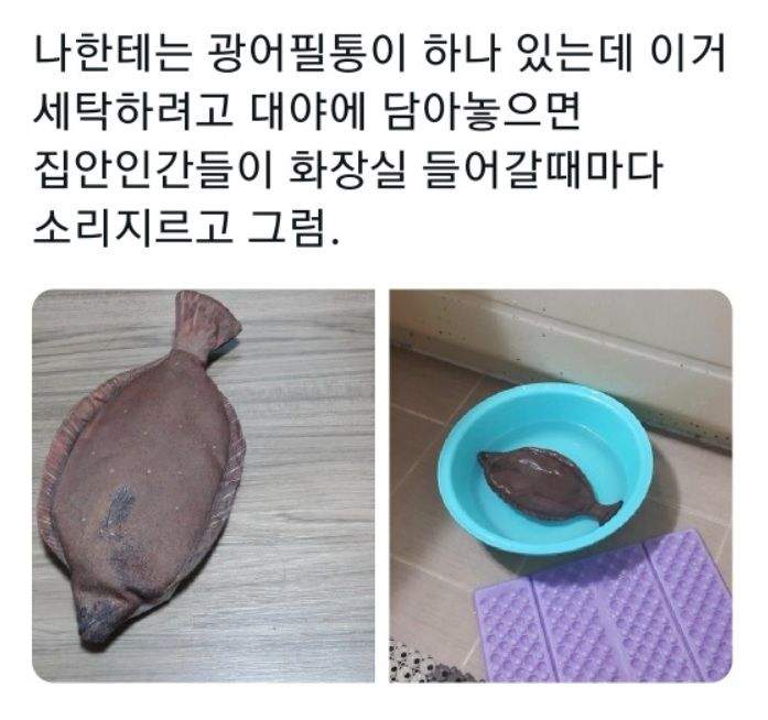 난 필통 세탁을 할 뿐이고...