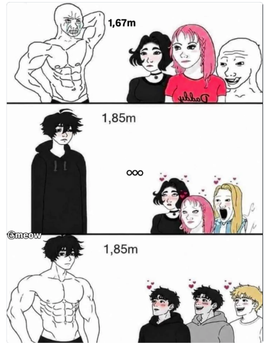 키크고 몸 좋은 남자를 누가 좋아할까?