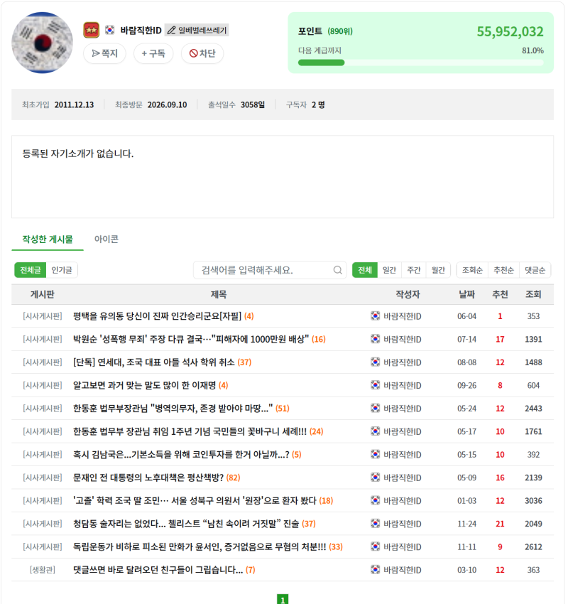 차근차근 도약을 준비중인 학폭 아이돌