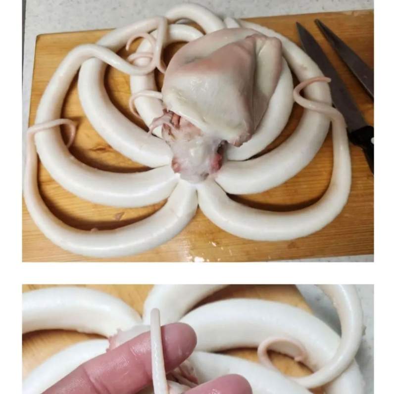 의도치 않은 해산물 손질의 달인.jpg