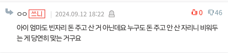 비행기 빈 옆자리