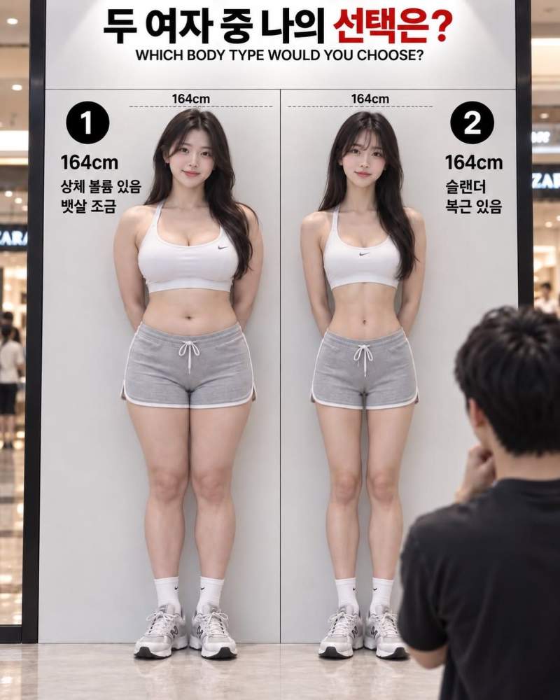 두 여성 스타일 중 당신의 선택
